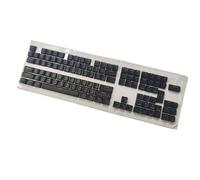 Black Knights Lot de 115 touches PBT inspirées des chevaliers noirs pour plus de confort et d'injections à double shot pour la plupart des claviers