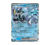 Black Kyurem ex 048/191 Carte Pokémon ultra rare | Cartes Pokémon Rares | Pokémon EX | Surging Sparks | Série Scarlet et Violet | Authentifiée Titan Cards | Pokémon légendaire