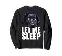 Black Lab Let Me Sleep Labrador Retriever, amoureux des chiens noirs Sweatshirt