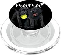 Black Lab Mom The Lab Mother Labrador Mom Retriever Dog Mama PopSockets PopGrip pour MagSafe