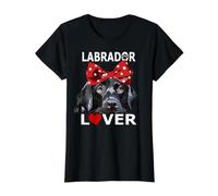 Black Labrador Retriever Amoureux d'un Chien de Laboratoire Noir, Maman et Papa T-Shirt Graphique avec Valeur