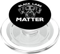 Black Labs Matter Humoristique pour Chien Labrador PopSockets PopGrip pour MagSafe