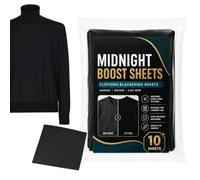 Black Laundry Sheets - 10 Pieces Color Restoring - Long Lasting Safe Wash