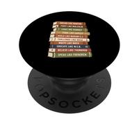 Black Leaders African American Teachers Education Pride PopSockets PopGrip Adhésif