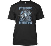 Black Legiion T Space Wolves Beat Your Thoughts to The T-Shirt