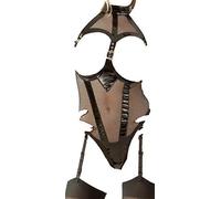 Black Level Body Résille et Vinyle avec Jarretelles Medium