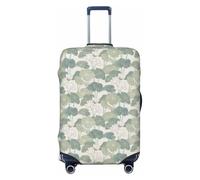 Black Lily Pads Housse pour valise de 46 à 82 cm, Noir , L