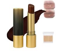 Black Lip Balm, Hydrating Vegan Tinted Lip Balms with Chocolate Scent, Nourishing and Hydrating Lip Gloss, Honey Lipstick Tinted Lip Balm For All Skin Tones, Lip Care, All Day Long (Chocolate)