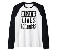 Black Lives Matter Black History Mois Vintage Manche Raglan