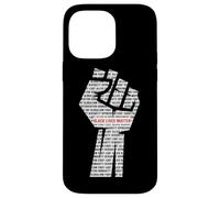 Black Lives Matter Equality Black History Month Anti Racism Coque pour iPhone 14 Pro Max