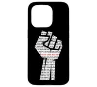 Black Lives Matter Equality Black History Month Anti Racism Coque pour iPhone 15 Pro