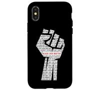 Black Lives Matter Equality Black History Month Anti Racism Coque pour iPhone X/XS