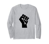 Black Lives Matter Equality Minorties Black History Mois Manche Longue