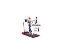 Black Lord Tapis de Course avec poignée 2,2 CV, Tapis de Course avec contrôle de Vitesse pour la Maison, Le Bureau et la Salle de Sport, vélo d'exercice électrique pour la Marche, Le Jogging,Rouge