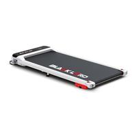 BLACK LORD Tapis de Course Compact 4 en 1 Walkingpad, Inclinaison 9%, 1-12 km/h, Maison Bureau, 3,2 CV, Portable, contrôle APP télécommande, Aucun Assemblage requis, écran LED,Blanc