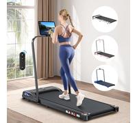 BLACK LORD Tapis de course pliable, tapis de course électrique pour le jogging et la course à pied, inclinaison, 3,2 CV/2,2 CV, exercice gym, fitness, portable sous le bureau,capacité de 140kg,MS2,SL9