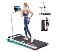 BLACK LORD Tapis de Course sous la Table, Pliable Tapis de Marche 2 en 1 pour la Marche et Le Jogging, Appareil de Fitness 3.2HP, Portable sous la Table, à la Maison et au Bureau,capacité 140kg Blanc