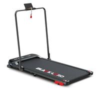 BLACK LORD Tapis de Marche 4 en 1, Petit Tapis de Course Compact, Inclinaison de 4%, 14 km/h, 3,2 CV, Silencieux, Pliable, la Maison, Guidon, Bluetooth, Course à Pied, écran LED, 140 kg,Noir