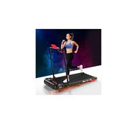 BLACK LORD Tapis de Marche, Tapis Roulant Mince Bureau, 1-15km/h, Tapis 390mm, Absorption Chocs, Télécommande & App, Affichage LED,avec poignée,Noir