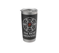 Black Mage - Je ne bouge pas Ley Lines Funny memes Gobelet isotherme en acier inoxydable double paroi