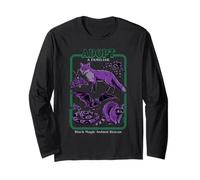 Black Magic Animal Rescue Purple Retro Funny Adult Humor Manche Longue