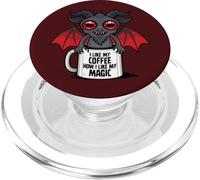 Black Magic Mignon Occulte Café Compagnon PopSockets PopGrip pour MagSafe