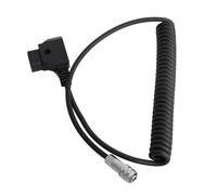 Black Magic V Mount Wire D Tap to Cordon d'alimentation à Ressort 4K pour Blackmagic Pocket Cinema Camera 4K / Gold Mount V Mount B