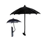(Black)Magnetic Phone Umbrella for Sun, 360 Rotation Phone Umbrella for Sun Shade, Outdoor Anti-Glare Cell Phone Sunshade Holder