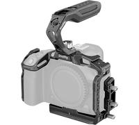 Black Mamba"" Cage Kit Pour Canon R5 Mark Ii Avec Poignée Supérieure Et Serre-Câble Dédié, Support Pour Appareil Photo En Alliage D'Aluminium Avec Griffe Hawklock, Trous Filetés [GOP6255155]