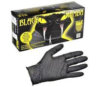 Black Mamba Lot de 100 Gants d'entretien en Nitrile, Noir, Taille XL