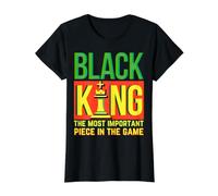 Black Melanin King, la pièce la Plus Importante du Jeu, Bruh T-Shirt Graphique avec Valeur
