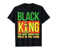 Black Melanin King, la pièce la Plus Importante du Jeu, Bruh T-Shirt Graphique avec Valeur