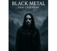 Black Metal 2026 Calendar: Dark Atmospheric Gothic Art | 8.5 x 11 Inch | Misty Mountains, Corpse Paint & Nordic Aesthetic"