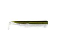 Black Minnow BM90 Fiiish Lures Lot de 4 leurres souples en vinyle pour canne à pêche spinning pour bar et autres poissons 7 cm