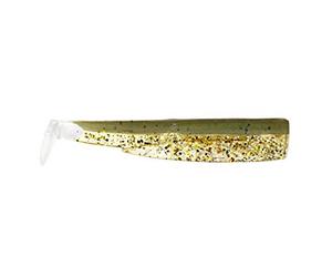 Black Minnow BM90 Fiiish Lures Lot de 4 leurres souples en vinyle pour canne à pêche spinning pour bar et autres poissons 7 cm