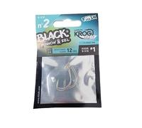Black Minnow & Eel, N°2 HOOK SIZE #1, Krogn Premium X4 ami, FIIISH