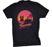Black Mirror San Junipero Heaven Men's T Shirt Tshirt Men Black Short Sleeve Cotton Hip Hop T-Shirt Print Tee Shirts-1 Black M