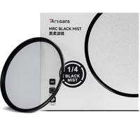 Black Mist Filter 1/4 Natural Aluminum Alloy Soft Effect Diffuser Cinematic Effect Dream Soft Focus Optical Glass Filter (58mm)