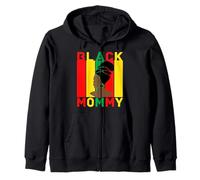 Black Mommy Mom Melanin Mother Day Juneteenth Woman Sweat à Capuche