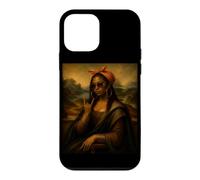 Black Mona Lisa Afro Black Diva Juneteenth Afro-Américaine Coque pour iPhone 12 Mini