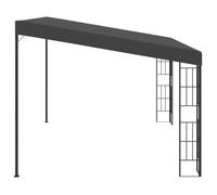 ""Black Month"" Belvédère ANTI-UV - BURKE - desgin mural - 3x4 m Anthracite Tissu LV494