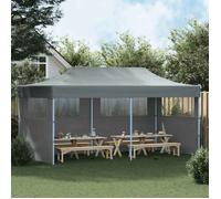 ""Black Month"" Tente de réception/Tonnelle - BURKE - pliable desgin - avec parois - 3x6 m anthracite LV131