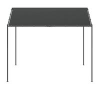 ""Black Month"" Tonnelle Pliante - BURKE - Tente à auvent Anti-UV - anthracite 3x3 m acier et tissu LV583