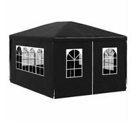 ""Black Month"" Tonnelle Pliante - BURKE - Tente/Barnum Anti-UV - 3 x 4 m Anthracite LV661