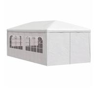 ""Black Month"" Tonnelle Pliante - BURKE - Tente/Barnum Anti-UV - 3 x 6 m Blanc LV721