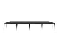 ""Black Month"" Tonnelle Pliante - BURKE - Tente/Barnum Anti-UV - 3x12 m PE Anthracite LV651