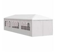 ""Black Month"" Tonnelle Pliante - BURKE - Tente/Barnum Anti-UV - 3x9 m Blanc LV723