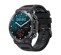 Black Montre Intelligente D'appel Bluetooth Hd Pour Homme, Tracker D'activité Sportive, Moniteur Cardiaque, 1.39 Mah, Xiaomi, Android, Ios, K56, 400 Pouces ""Nipseyteko