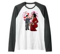 Black Mother Brown Skin Fils Femme Garçon Fête des Mères Amour Fun Manche Raglan