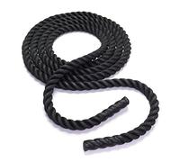 Black Mountain Products Corde de Combat pour Les Exercices d'agilité - Noir, 6,10 m